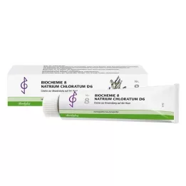 BIOCHEMIE 8 Natrio chloratum D 6 kremas, 100 ml