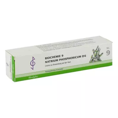 BIOCHEMIE 9 Natrium phosphoricum D 6 kremas, 100 ml BIOCHEMIE 9 Natrium phosphoricum D 6 kremas, 100 ml