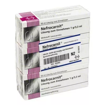 Nefrocarnit geriamasis tirpalas, 150 ml