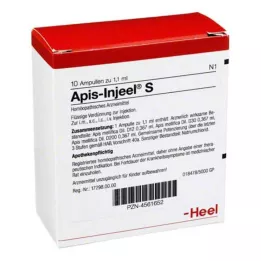 APIS INJEEL S Ampulės, 10 vnt