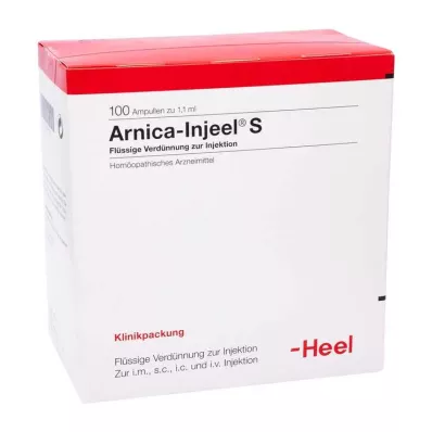 ARNICA INJEEL S Ampulės, 100 vnt ARNICA INJEEL S Ampulės, 100 vnt