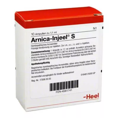 ARNICA INJEEL S Ampule, 10 buc