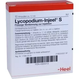 LYCOPODIUM INJEEL S Ampulės, 10 vnt