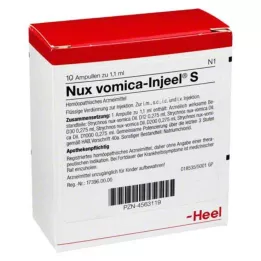 NUX VOMICA INJEEL S Ampulės, 10 vnt