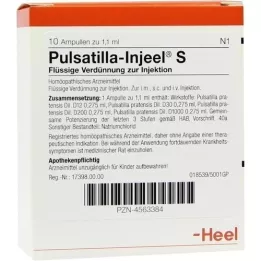 PULSATILLA INJEEL S Ampulės, 10 vnt