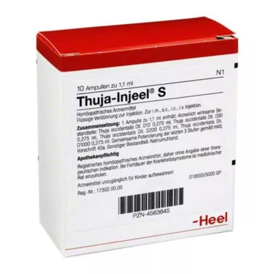 THUJA INJEEL S Ampulės, 10 vnt THUJA INJEEL S Ampulės, 10 vnt