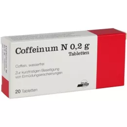COFFEINUM N 0,2 g tabletės, 20 vnt