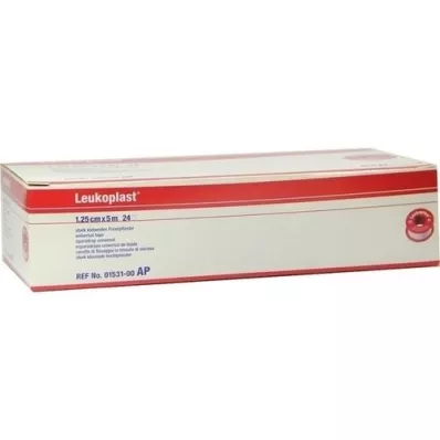 LEUKOPLAST 1,25 cmx5 m, 24 vnt