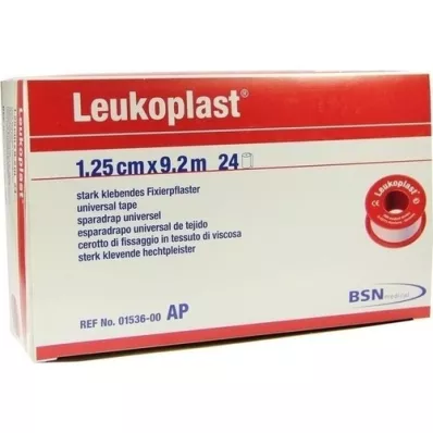 LEUKOPLAST 1,25 cmx9,2 m, 24 vnt