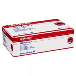 LEUKOPLAST 1,25 cmx9,2 m, 24 vnt
