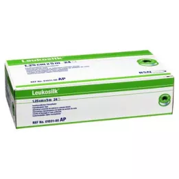 LEUKOSILK 1,25 cmx5 m, 24 buc