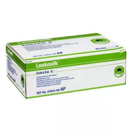 LEUKOSILK 5 cmx5 m, 6 buc