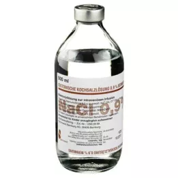 ISOTONISCHE Natrio chloridas 0,9% Bernburg Inf.-L.Glas, 500 ml