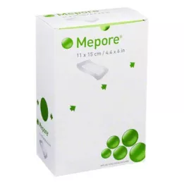 MEPORE Sterilus 11x15 cm žaizdų tvarstis, 40 vnt