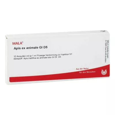 Apis Ex Animale Gl D5 ampulės (10x1 ml)