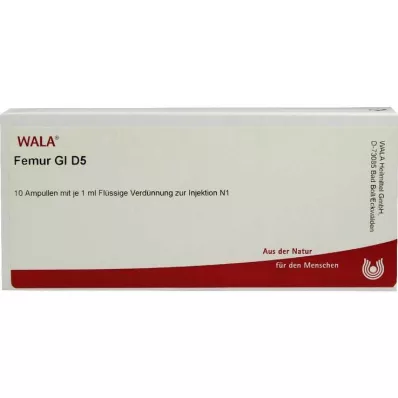 Šlaunikaulis GL D 5 ampulės, 10X1 ml Šlaunikaulis GL D 5 ampulės, 10X1 ml