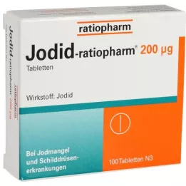 JODID-ratiopharm 200 μg tabletės, 100 vnt