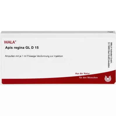 APIS REGINA GL D 15 ampulių, 10X1 ml