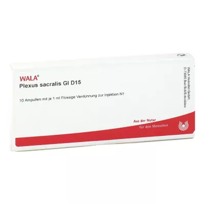 PLEXUS SACRALIS GL D 15 ampulių, 10X1 ml