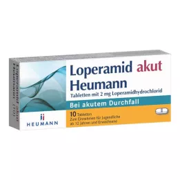 LOPERAMID ūmios Heumann tabletės, 10 vnt