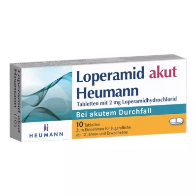 LOPERAMID ūmios Heumann tabletės, 10 vnt