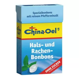 CHINA ÖL Gerklės ir kosulio pastilės be cukraus, 40 g