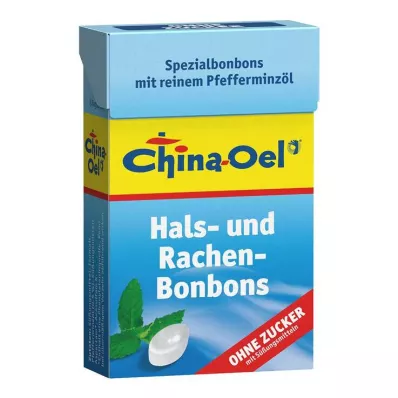 CHINA ÖL Gerklės ir kosulio pastilės be cukraus, 40 g