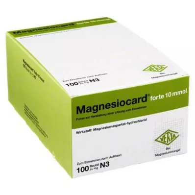 MAGNESIOCARD forte 10 mmol Plv.z.Her.e.Lsg.z.Einn., 100 vnt