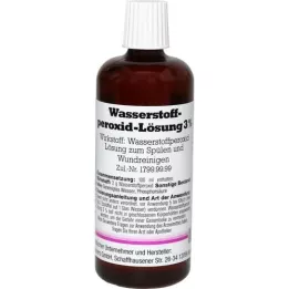 WASSERSTOFFPEROXID 3% tirpalas, 100 ml