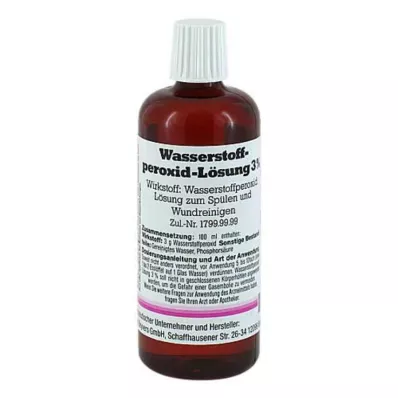 WASSERSTOFFPEROXID 3% tirpalas, 100 ml