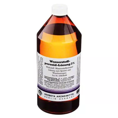 WASSERSTOFFPEROXID 3% tirpalas, 1000 ml