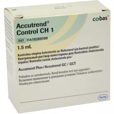 ACCUTREND Kontrolė CH 1 tirpalas, 1X1,5 ml