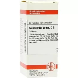 GUNPOWDER D 3 tabletės, 80 vnt