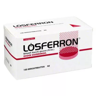 LÖSFERRON Veikliosios tabletės, 100 vnt