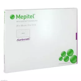 MEPITEL Silikoninis tinklinis tvarstis 20x30 cm sterilus, 5 vnt