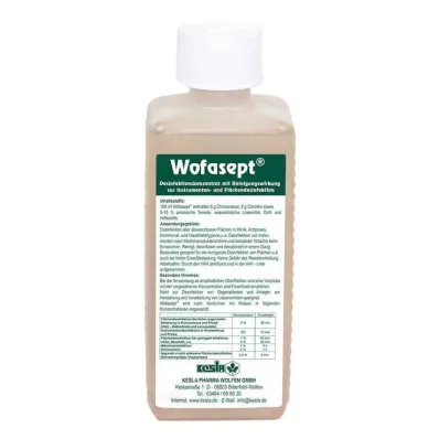 WOFASEPT Prietaisų ir paviršių dezinfekavimo priemonė, 250 ml