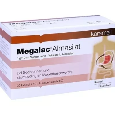 MEGALAC Almasilato suspensija, 20X10 ml