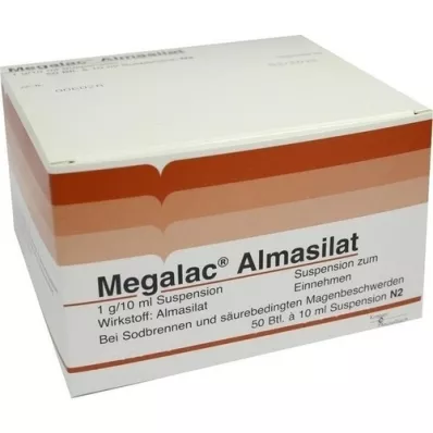 MEGALAC Almasilato suspensija, 50X10 ml