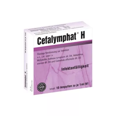 CEFALYMPHAT H Ampulės, 10X1 ml