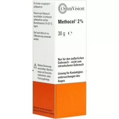 METHOCEL 2% akių lašai, 30 g