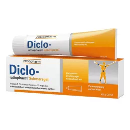 DICLO-RATIOPHARM Skausmo gelis, 100 g