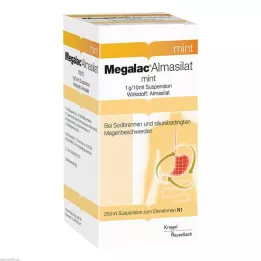 MEGALAC Almasilato mėtų suspensija, 250 ml