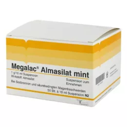 MEGALAC Almasilato mėtų suspensija, 50X10 ml