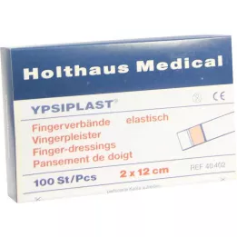 FINGERVERBAND Ypsiplast 2x12 cm elastinga oda, 100 vnt