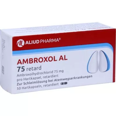 AMBROXOL AL 75 retard pailginto atpalaidavimo kapsulės, 50 vnt