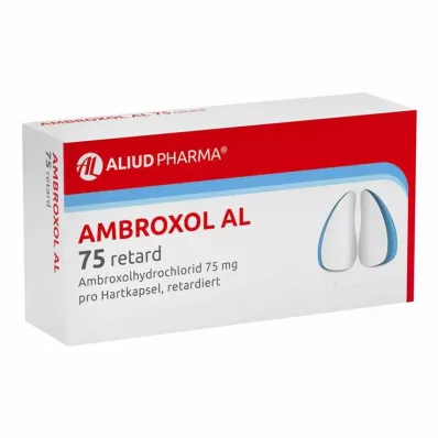 AMBROXOL AL 75 retard pailginto atpalaidavimo kapsulės, 50 vnt
