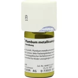 PLUMBUM METALLICUM praep. D 6 Tritiravimas, 20 g