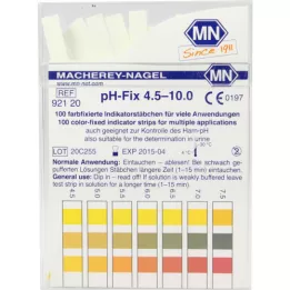 PH-FIX Indikatorinės lazdelės pH 4,5-10, 100 vnt