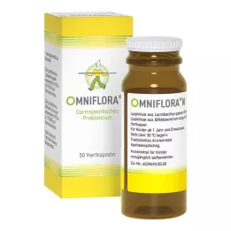 OMNIFLORA N Kietosios kapsulės, 50 vnt