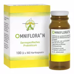 OMNIFLORA N Kietosios kapsulės, 100 vnt